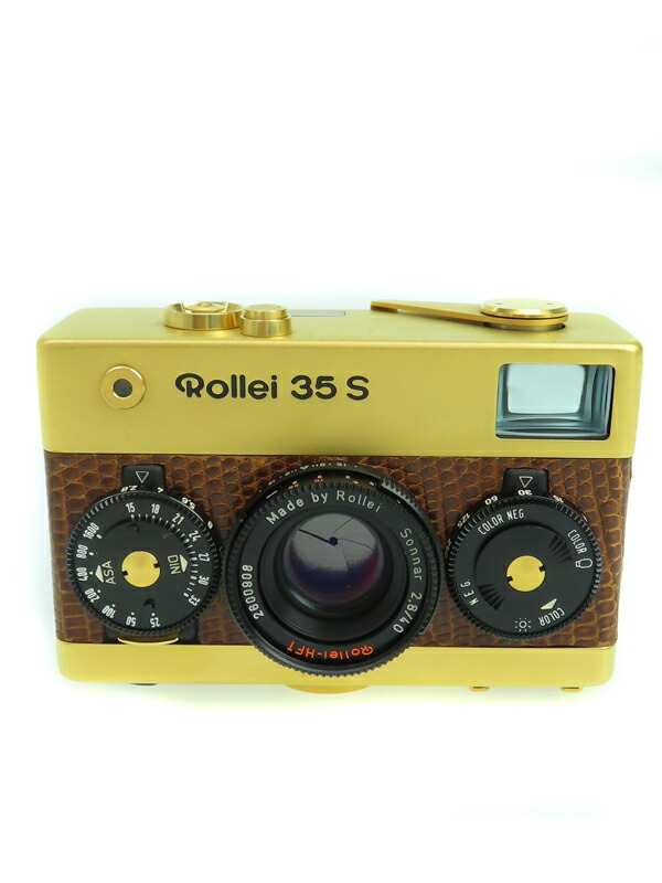 Rollei】ローライ『35S Gold』40mmF2.8 60周年記念モデル コンパクト