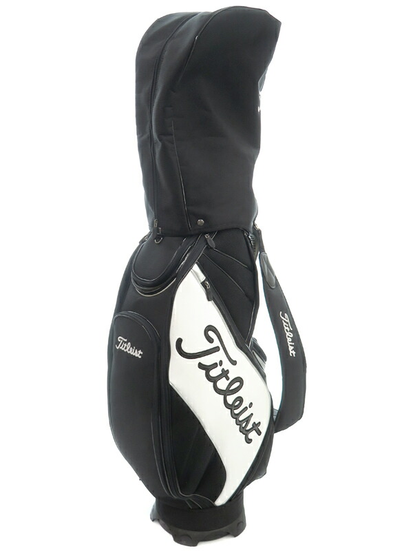 Titleist】タイトリスト『キャディバッグ』CB351 ブラック×ホワイト 9