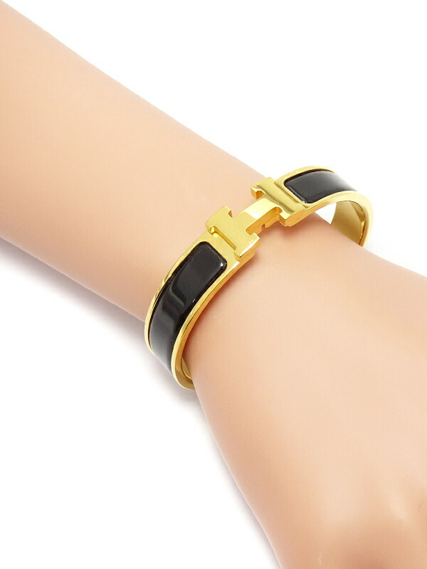 HERMES】【Clic H】エルメス『クリッククラック バングル