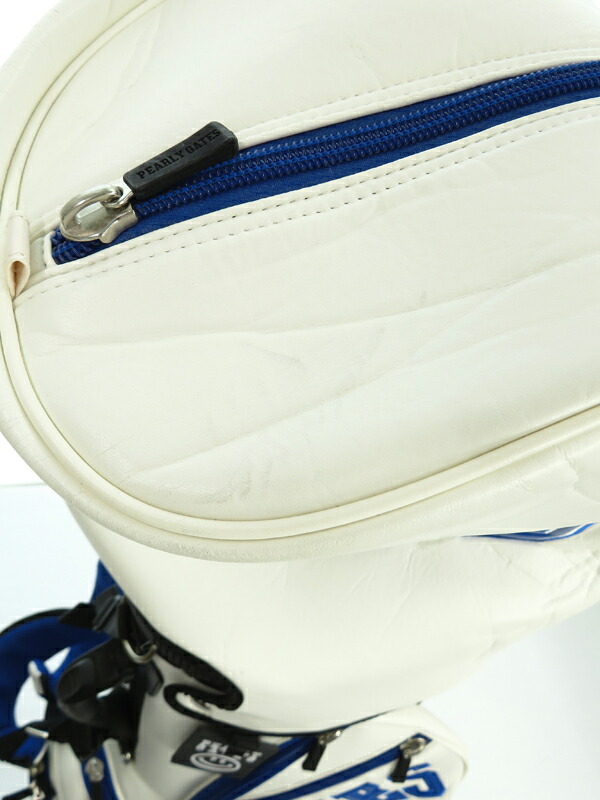 PEARLY GATES】パーリーゲイツ『PGニコちゃん 合皮スタンド キャディ