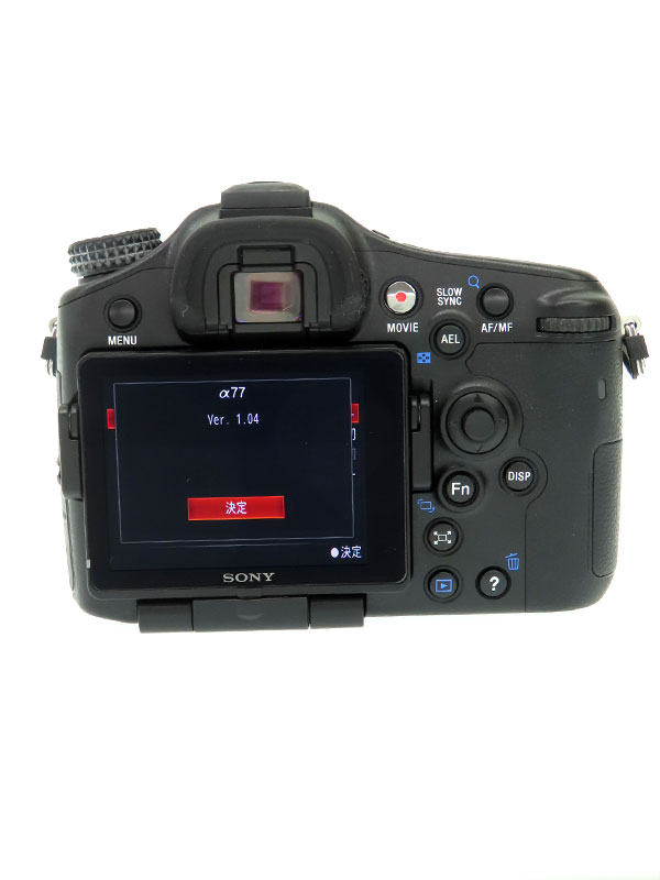 SONY】ソニー『α77ボディ』SLT-A77V 2430万画素 APS-C 透過ミラー A