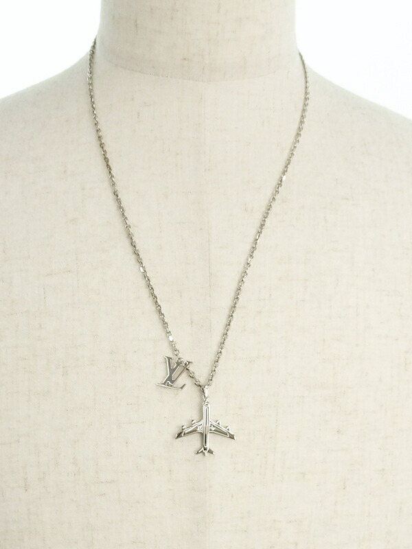 Louis Vuitton】ルイヴィトン『ペンダント・LVプレーン』MP3157