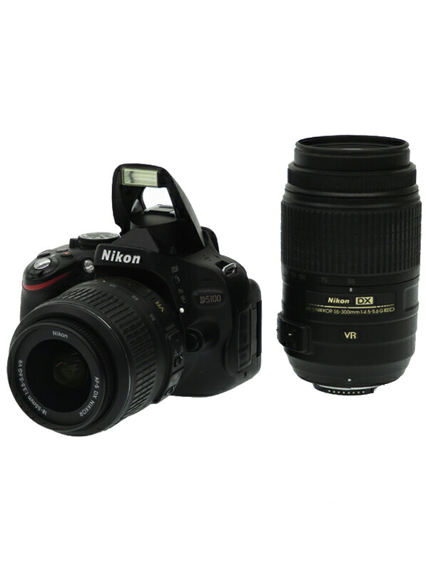 Nikon】ニコン『D5100ダブルズームキット』1620万画素 DXフォーマット