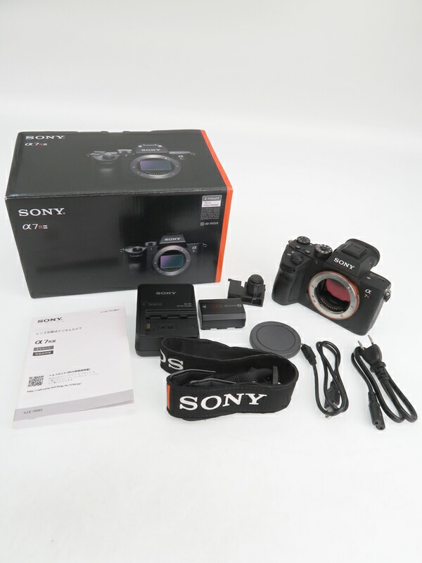 SONY】ソニー『α7RIII ボディ』ILCE-7RM3 ミラーレス一眼カメラ 1週間