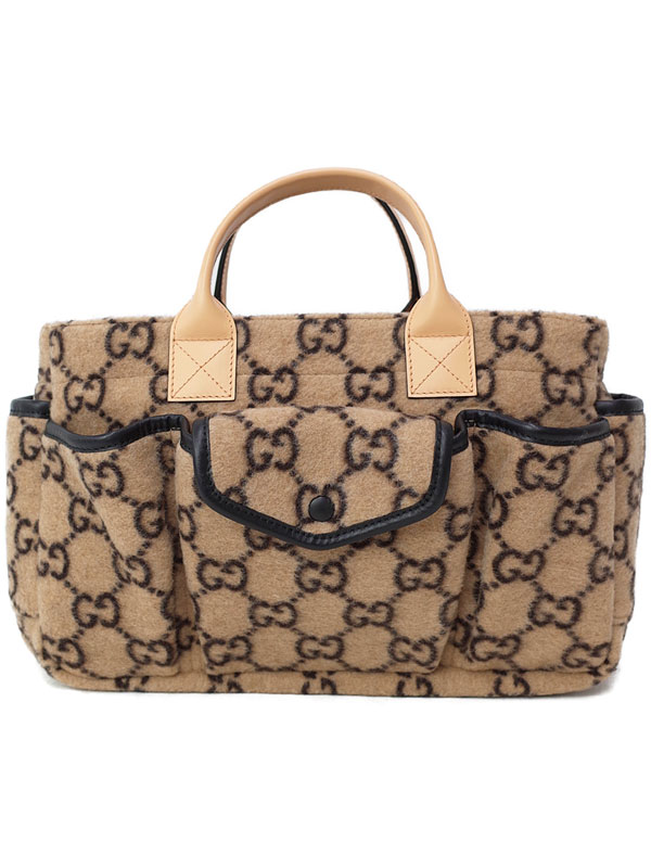 GUCCI】グッチ『チルドレンズ GGウール トートバッグ』628159