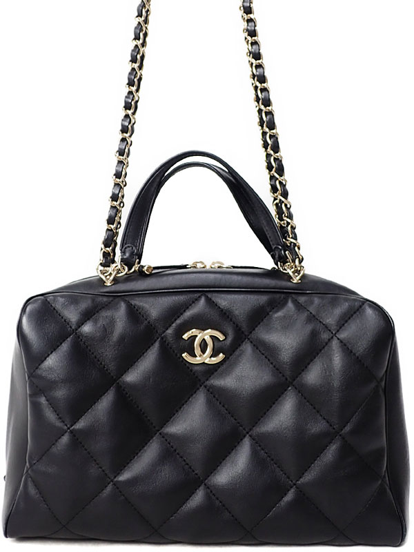 CHANEL】シャネル『マトラッセ 2WAYミニボストンバッグ』レディース