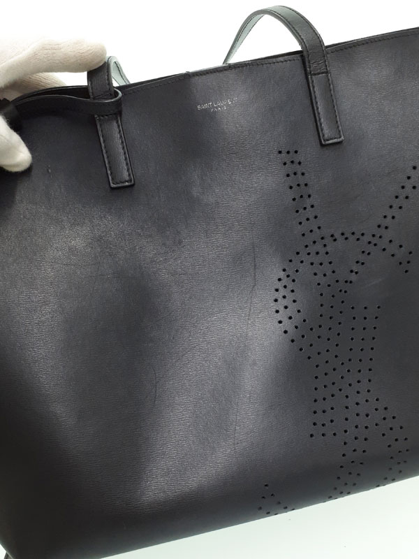 SAINT LAURENT PARIS】サンローランパリ『パンチング ロゴ トート