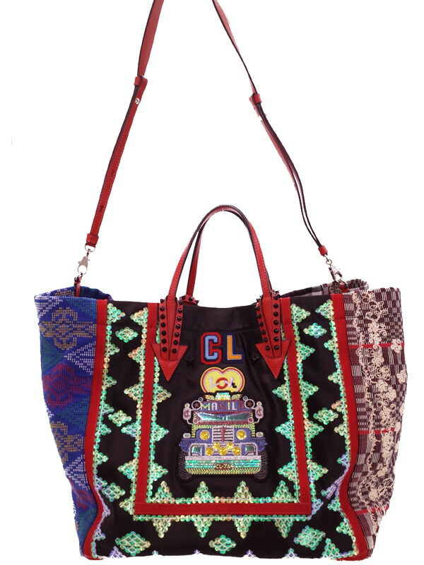 Christian Louboutin】クリスチャンルブタン『マニラカバ 2WAYトート