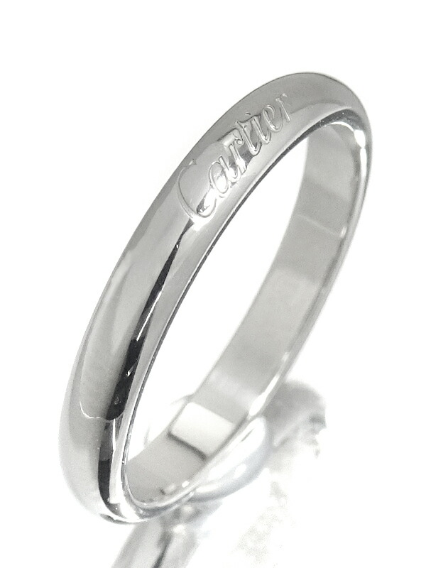 Cartier】カルティエ『PT950 C ドゥ カルティエ ウェディング リング