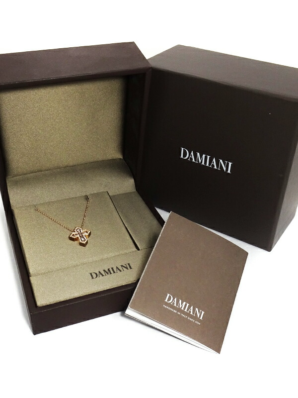 DAMIANI】ダミアーニ『K18PG ベルエポック クラウン ネックレス ダイヤ