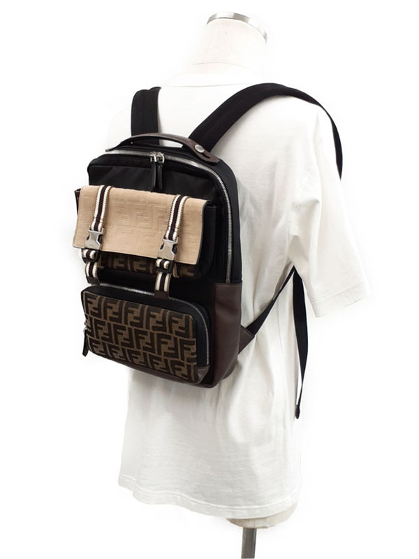 FENDI】フェンディ『ズッカ柄 リュックサック』7VZ047 メンズ バック