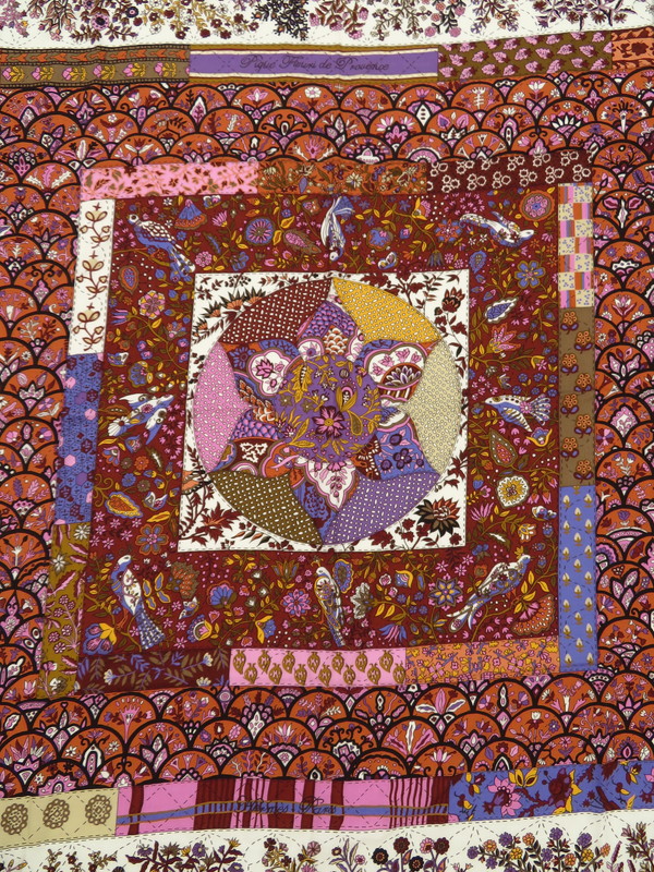 HERMES】【Pique Fleuri de Provence】【カシミヤシルク】【フランス製