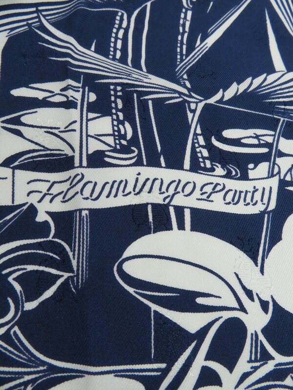 HERMES】【FLAMINGO PARTY】【フランス製】エルメス『カレ90