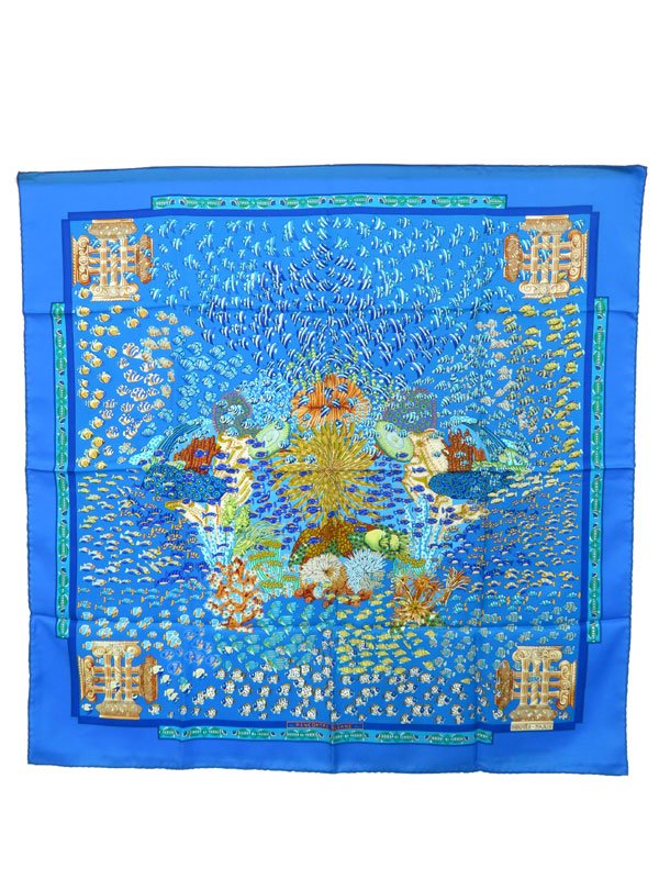 HERMES】【RENCONTRE OCEANE】エルメス『カレ90 大西洋の出会い