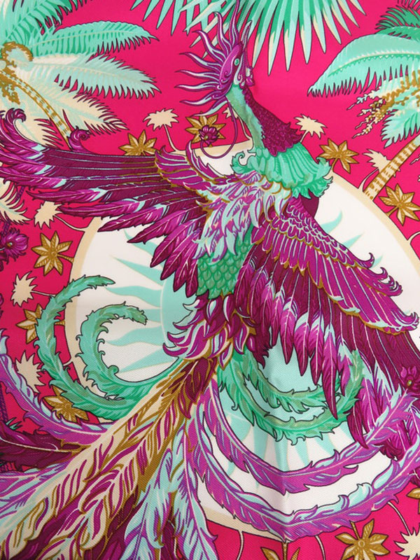 HERMES】【Mythiques phoenix】【フランス製】エルメス『カレ45 不死鳥