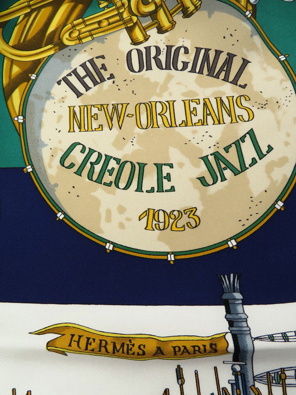 HERMES】【THE ORLEANS NEW-ORIGINAL CREOLE JAZZ】エルメス『カレ90