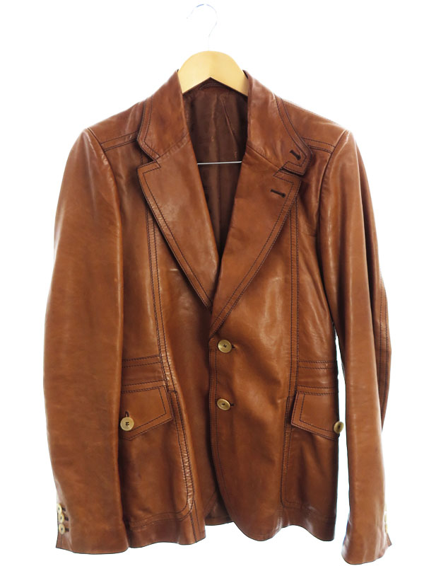 GUCCI】【トムフォード期】【イタリア製】【アウター】グッチ『レザー