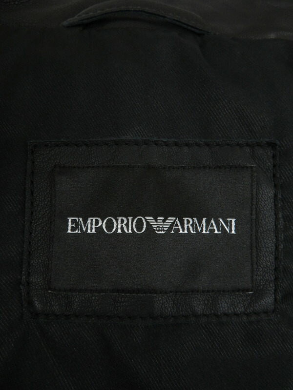 EMPORIO ARMANI】【シングルライダース】エンポリオアルマーニ『レザー