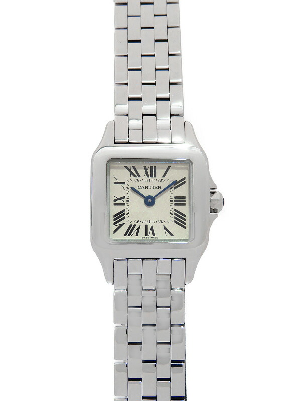 Cartier】カルティエ『サントスドゥモワゼルSM』W25064Z5 レディース