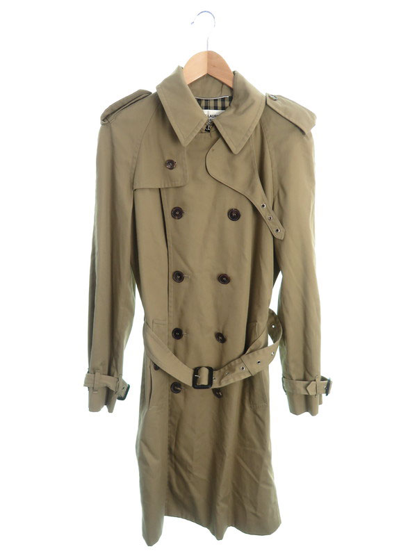 SAINT LAURENT PARIS】サンローランパリ『エディ期 トレンチコート