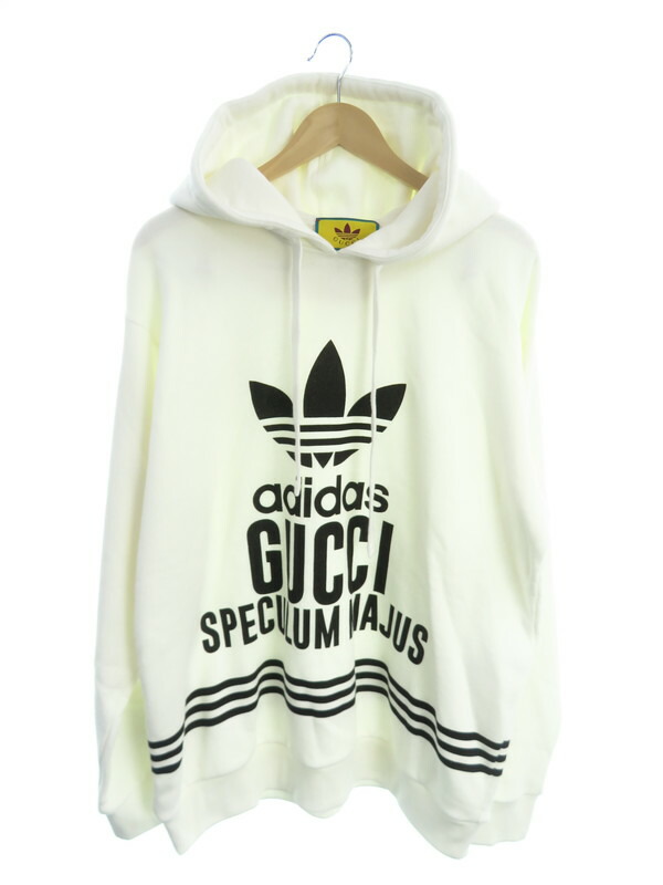 GUCCI】グッチ『アディダスロゴ スウェットプルオーバーパーカー sizeL