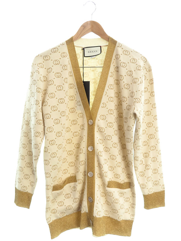 GUCCI】グッチ『インターロッキングG カーディガン スカート 上下