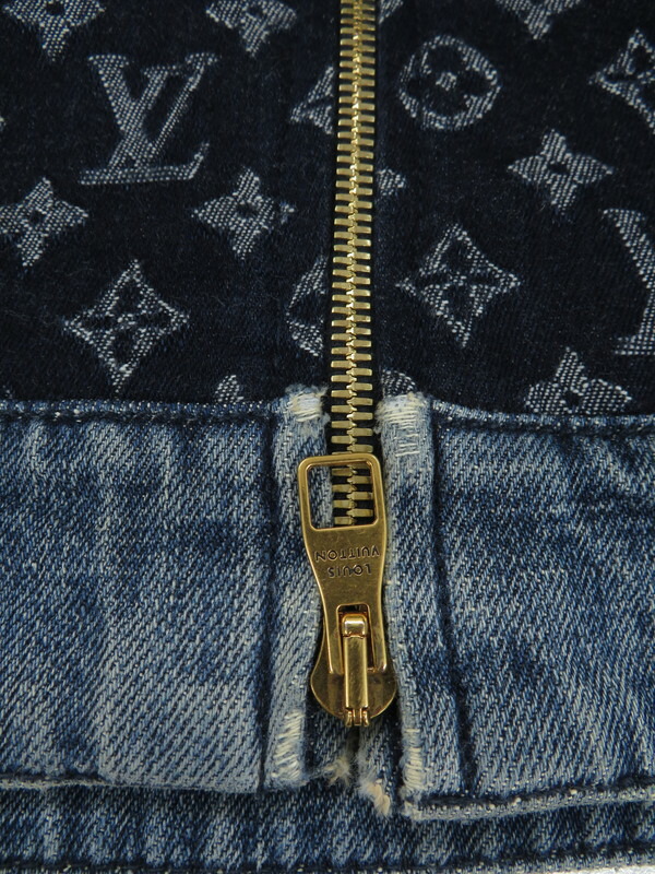 Louis Vuitton】ルイヴィトン『モノグラム デニムジャケット size38