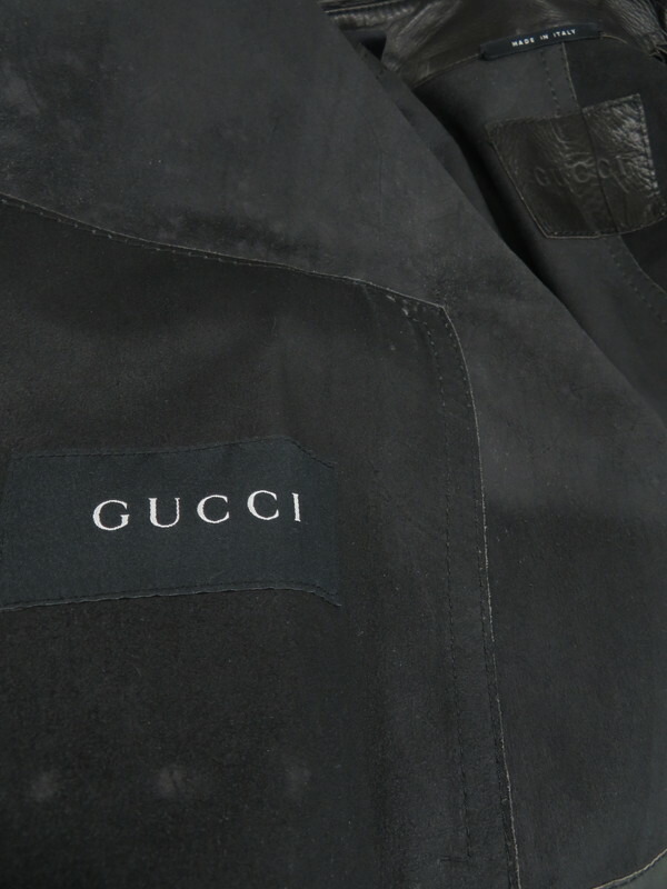 GUCCI】グッチ『トムフォード期 レザージャケット size38』102268