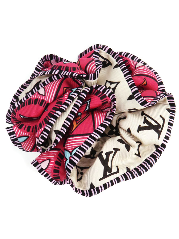 LOUIS VUITTON】ルイヴィトン『シュシュ・モノグラム タイルズ』M78435