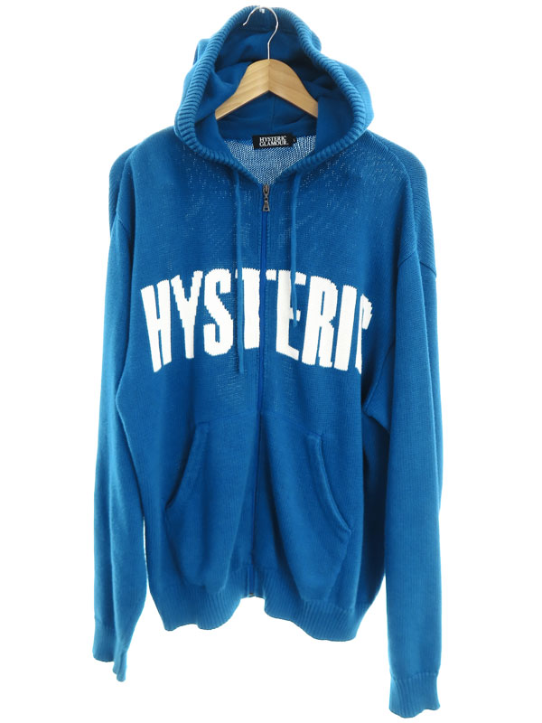 HYSTERIC GLAMOUR】ヒステリックグラマー『ニット ジップアップ