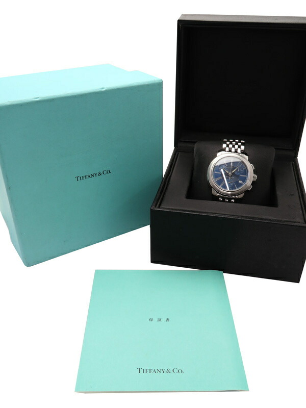 TIFFANY＆Co.】ティファニー『マークラウンド クロノグラフ』メンズ