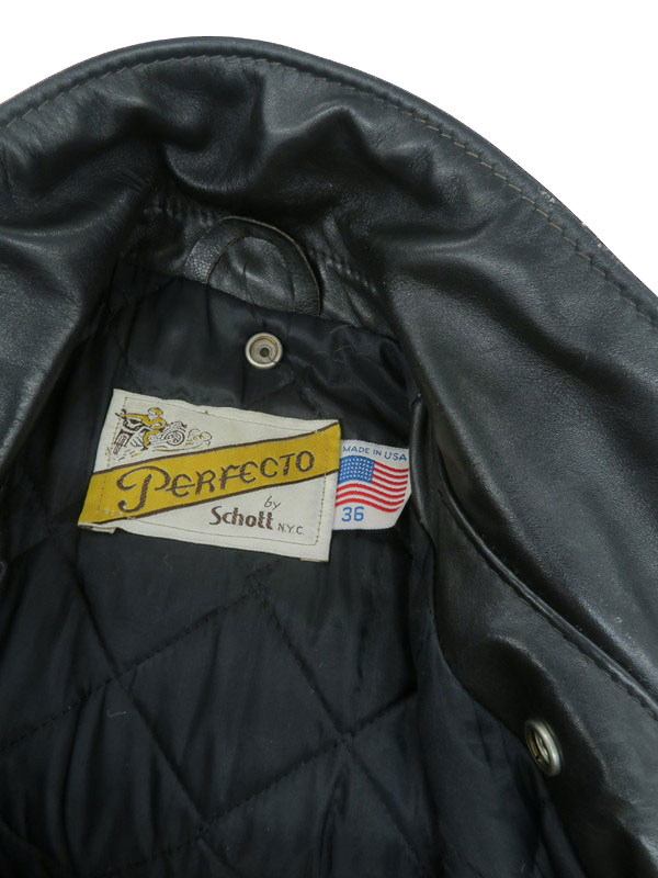 Schott N.Y.C.】ショット『星条旗 レザーライダースジャケット size36