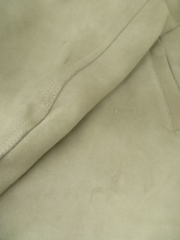Dior Homme】ディオールオム『テープロゴ スエードジャケット size48