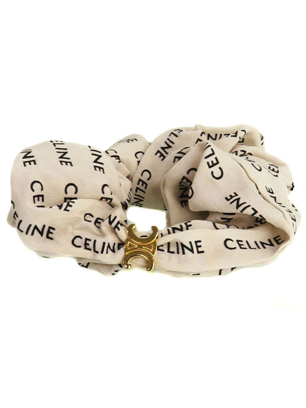 CELINE】セリーヌ『シュシュ レイユール ブレスレット ロゴ