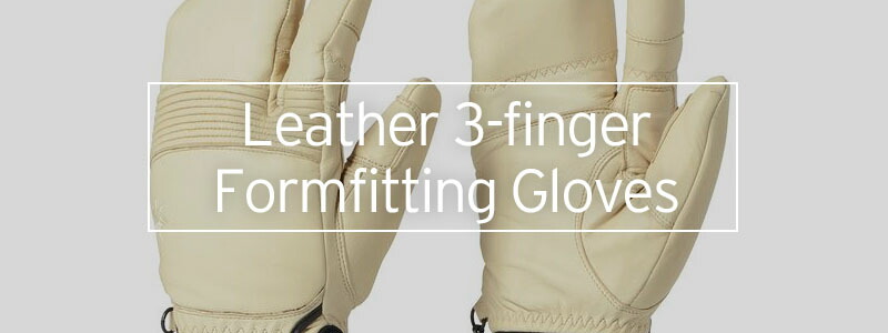 GOLDWIN ゴールドウイン スキーグローブ メンズ 2025 Leather 3-finger