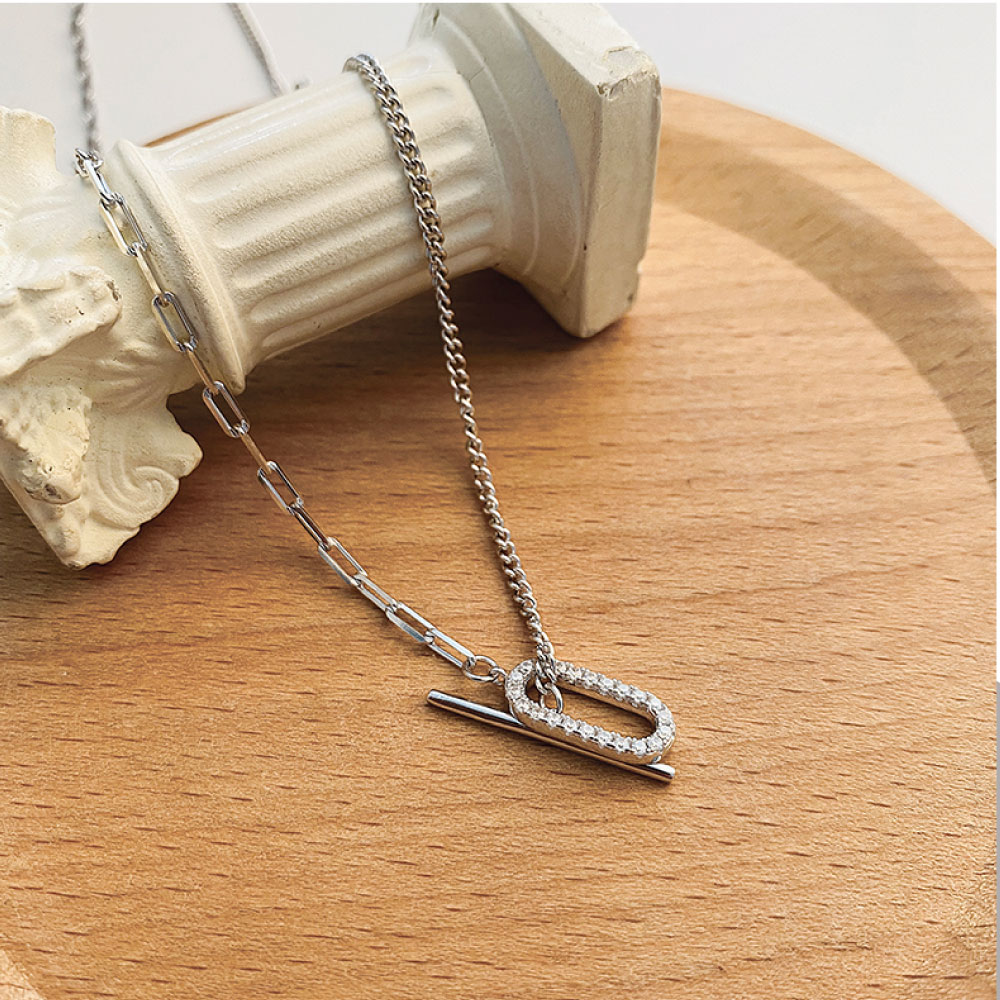 楽天市場】金属アレルギー対応 トグルクラスプネックレス マンテル留め