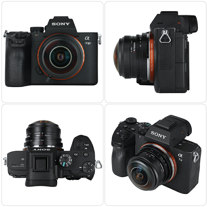 楽天市場】7artisans 4mm F2.8 APS-C 魚眼レンズ 225° 超広角