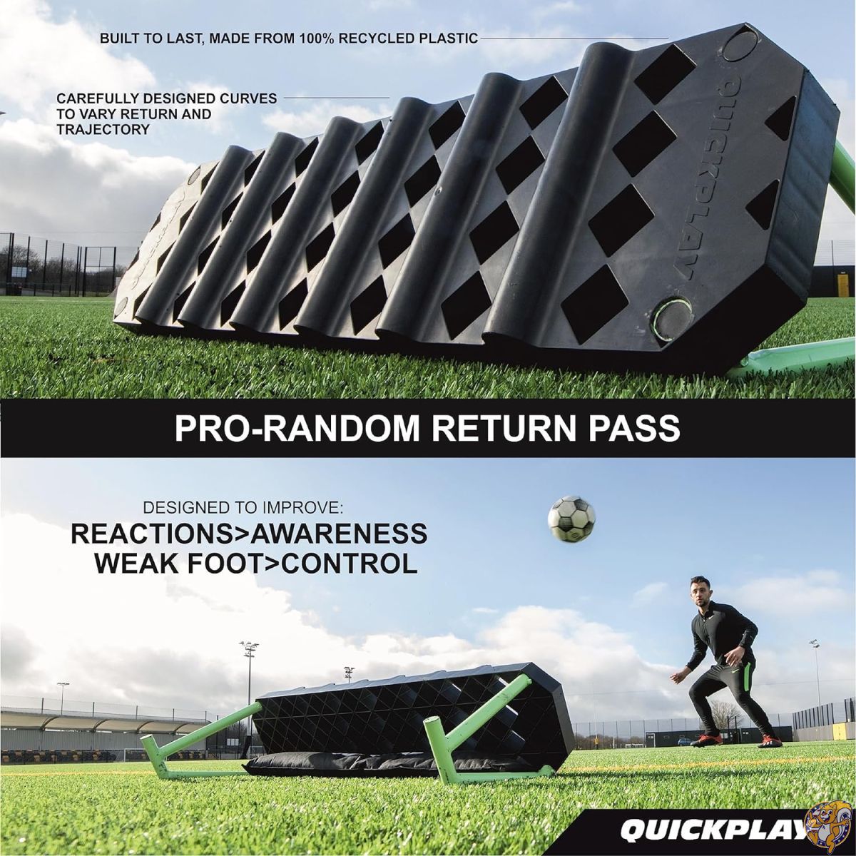 楽天市場】QUICKPLAY リプレイステーション サッカーリバウンドボード