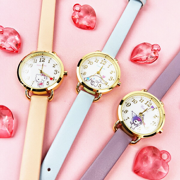 サンリオ ハローキティ ハート針ウォッチ(ピンク) 時計 Sanrio