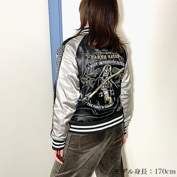 スターウォーズ スカジャン ダースベイダー ゴールドストロング L