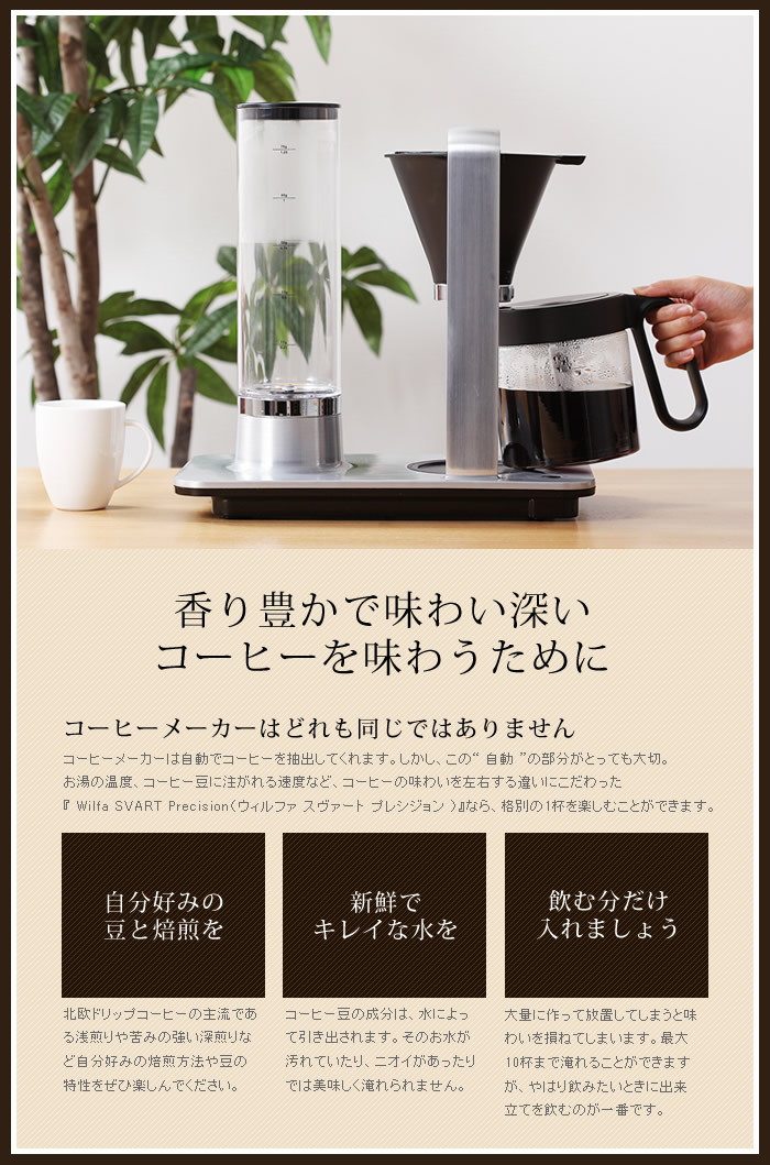 インテリアショップ roomy Wilfa SVART Precision / ウィルファ