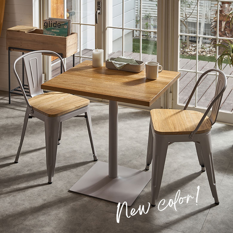 楽天市場】テーブル カフェテーブル 長方形 木製 天然木 アイアン 約 W