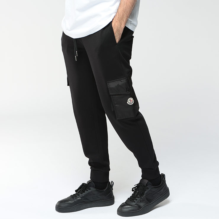 MONCLER (モンクレール) ナイロンポケット ウエストコード スウェット