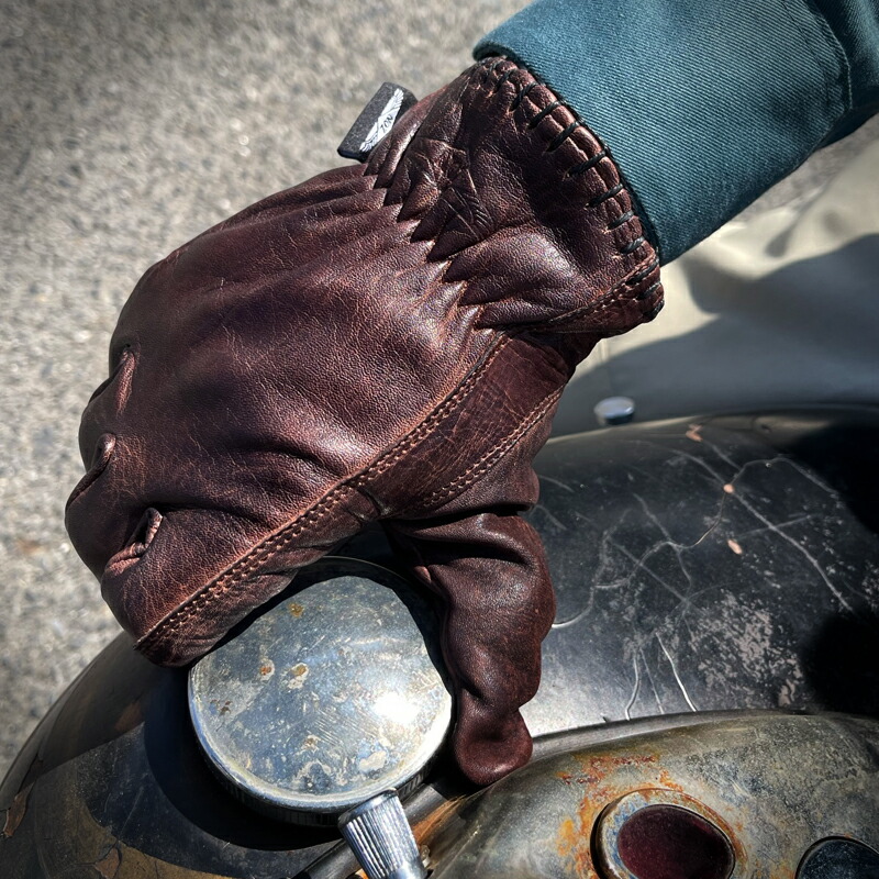 楽天市場】ZONオリジナル ビンテージ風グローブ カウハイド 牛革
