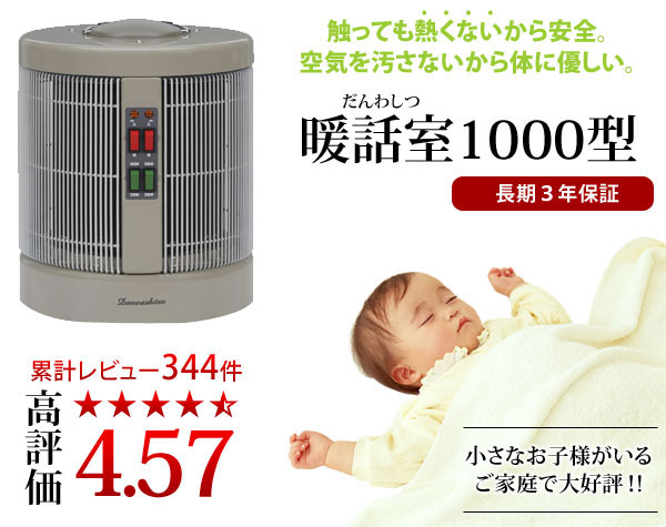 楽天市場】遠赤外線 パネルヒーター 暖話室 1000型 暖房 特典