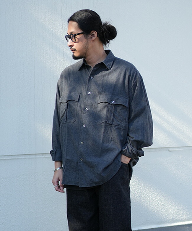 PC-016-2470]PORTER CLASSIC(ポータークラシック) ROLL UP FLANNEL