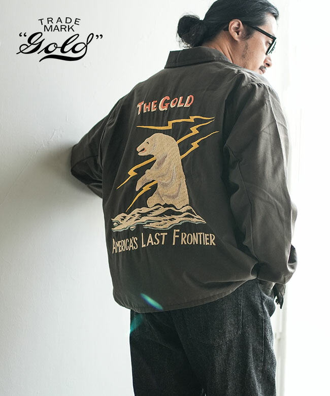 GL15672]gold(ゴールド) ALASKA JACKET AGED MODEL アラスカジャケット