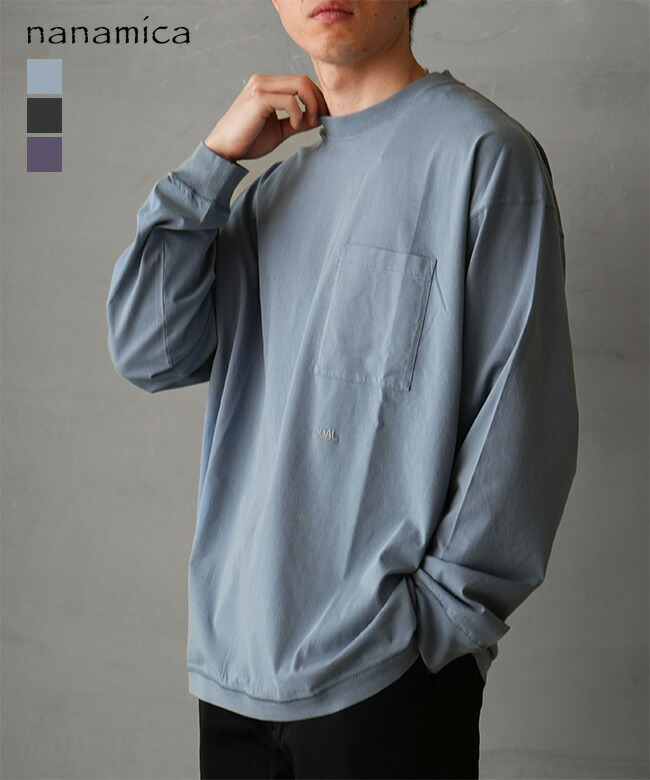 S26ST015]nanamica(ナナミカ) OOAL L/S POCKET TEE OOALロングスリーブ