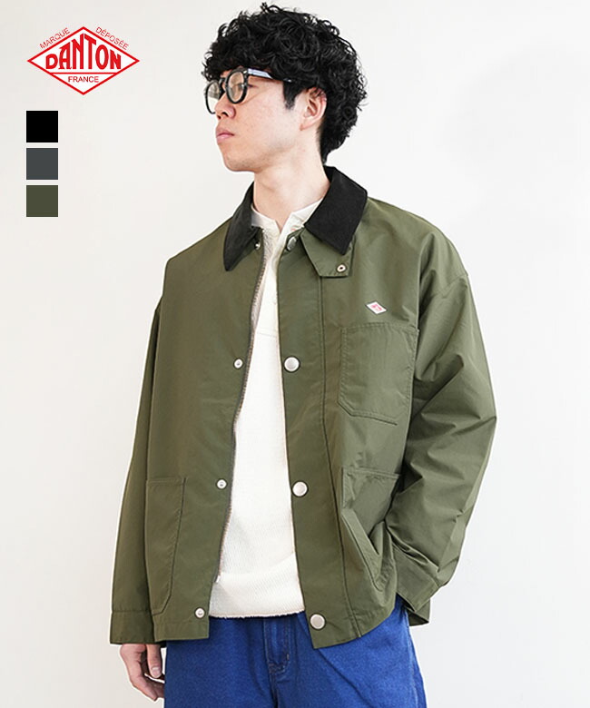 ◇[DT-a0647STV]DANTON(ダントン) COVERALL JACKET カバーオール