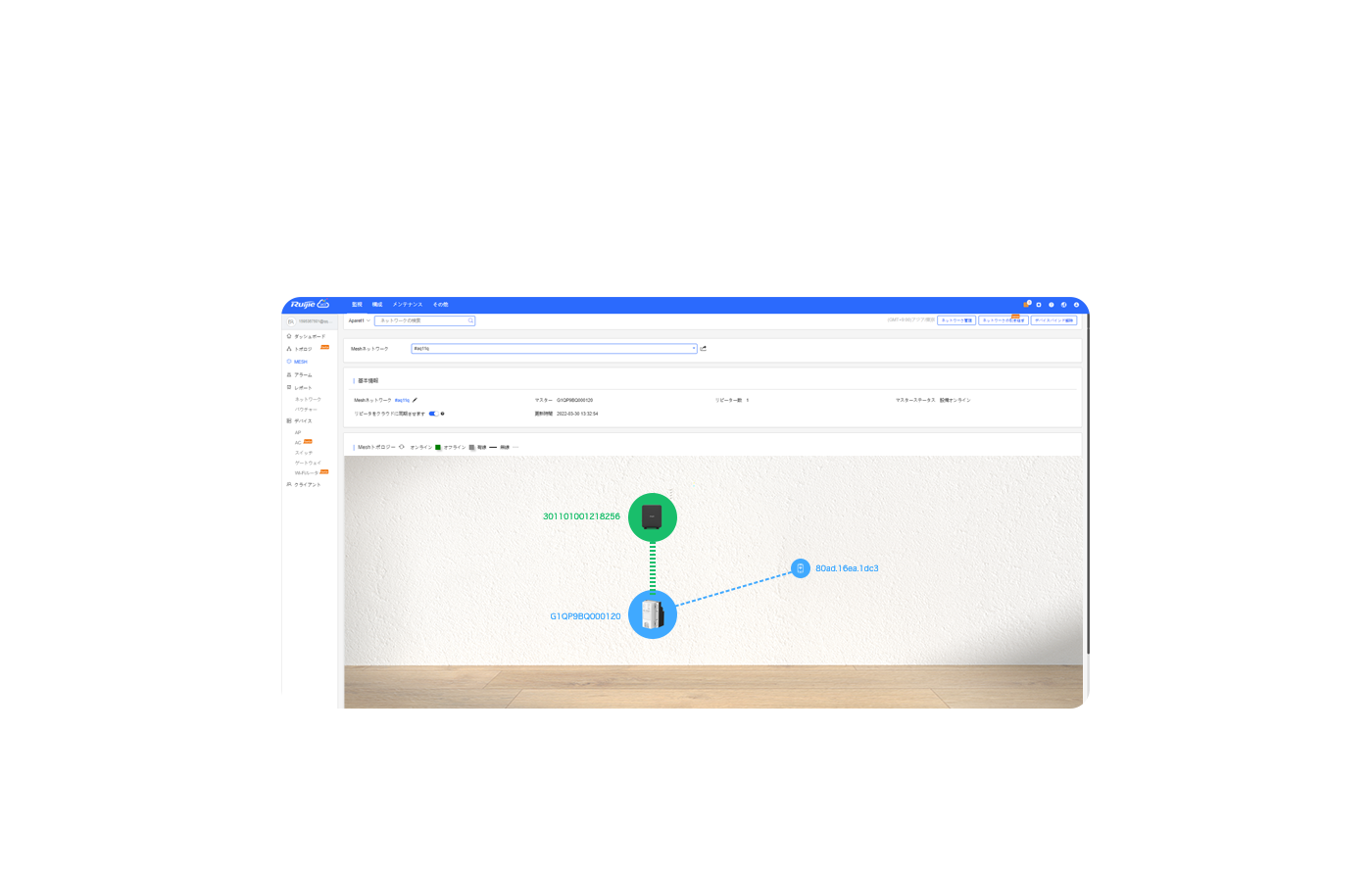 据置型無線Lan：RG-MA2810 | Wi-Fi 6、アクセスポイント、メッシュWiFi